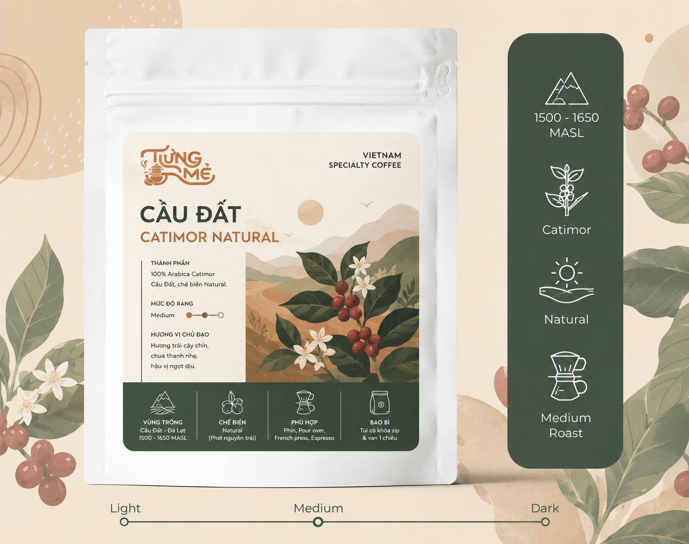CẦU ĐẤT CATIMOR NATURAL