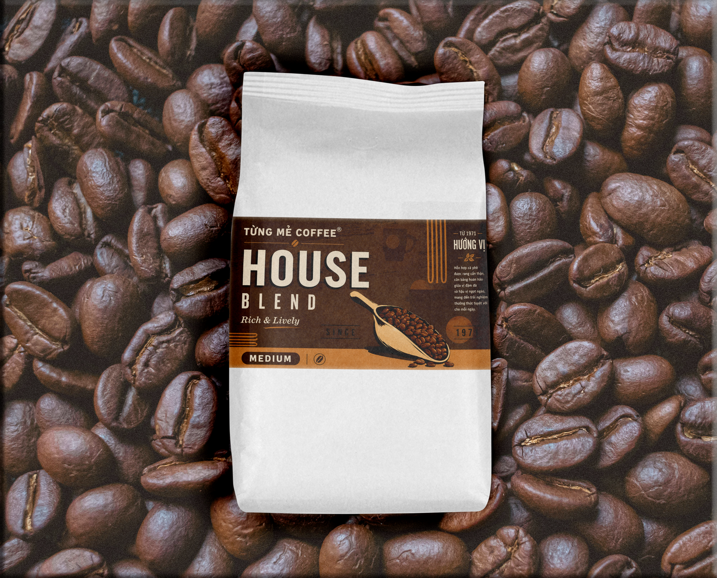 CÀ PHÊ HOUSE BLEND ĐẬM ĐÀ GU VIỆT HB